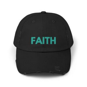 "Champions of Faith" Unisex Distressed Cap